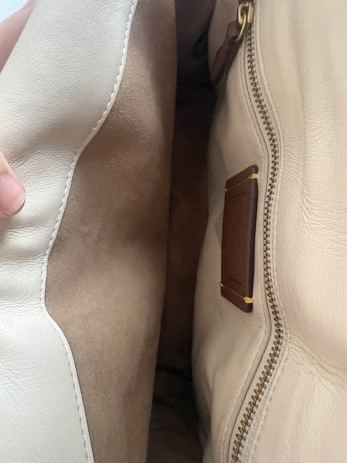 Coach tabby Shoulder Bag Gold Chain Strap Turn Lock + Dust Bag