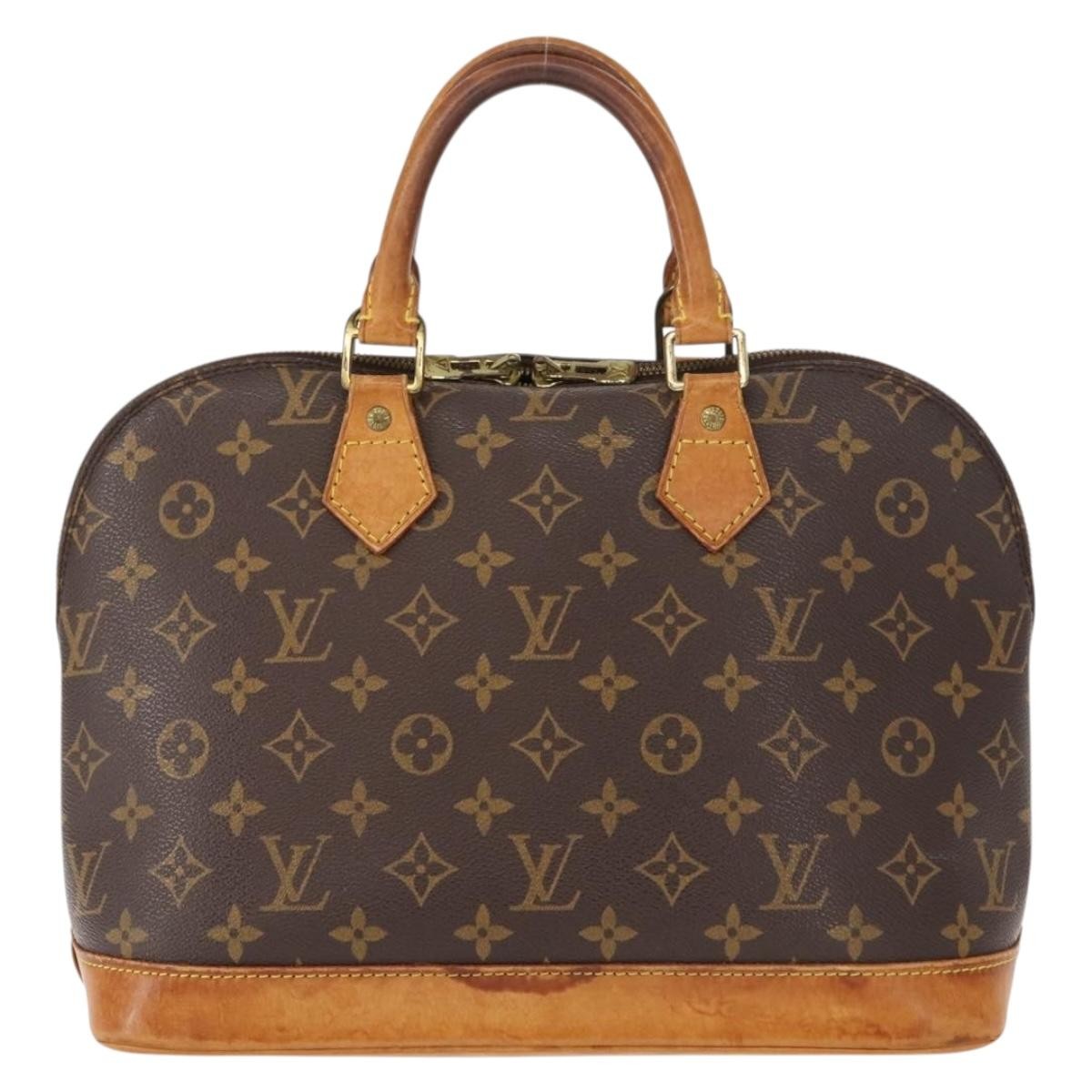 LOUIS VUITTON Monogram Alma Hand Bag M51130 LV Auth 147832