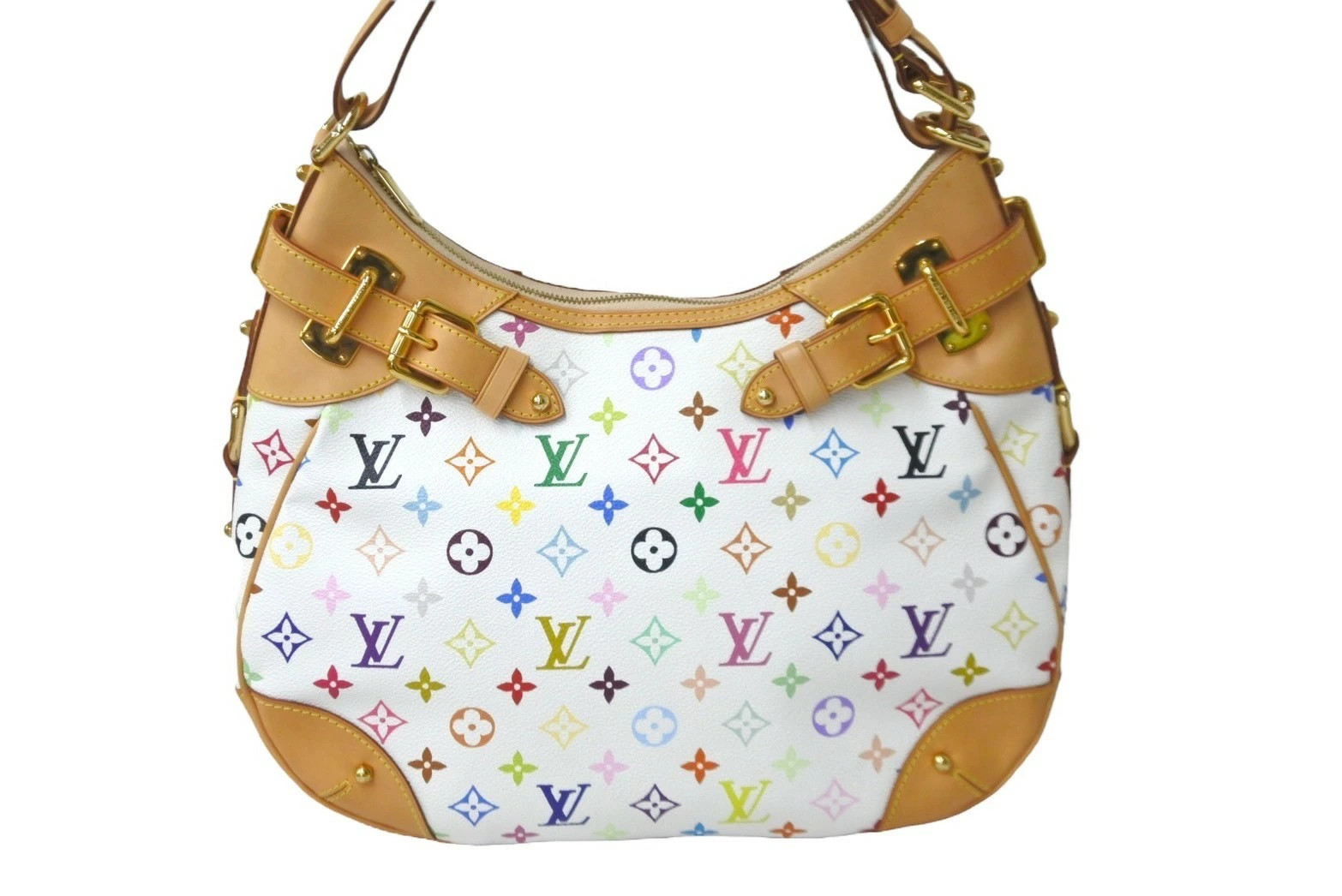 LOUIS VUITTON Greta shoulder bag Monogram Multicolore Multicolor White