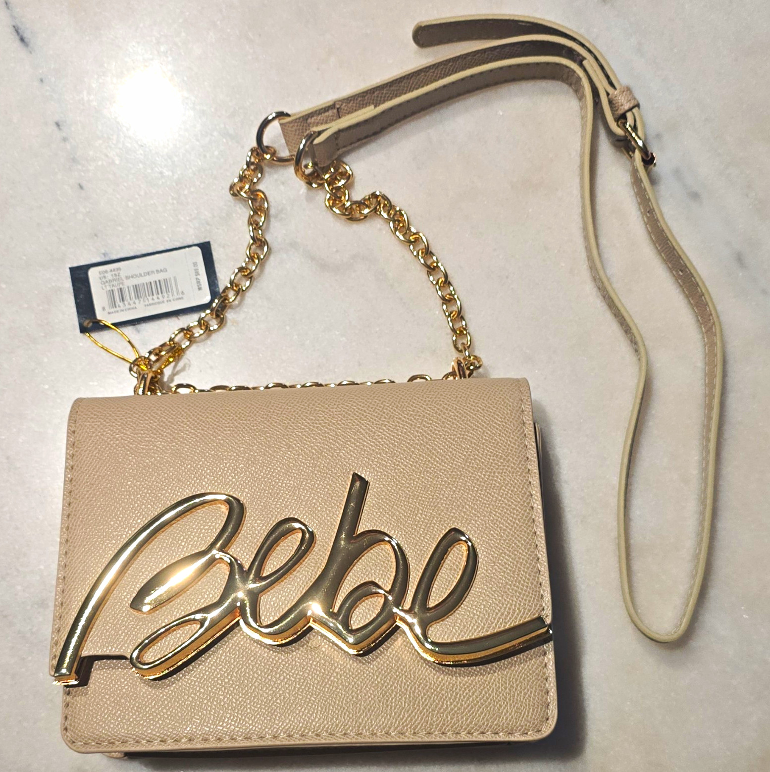 Bebe TAUPE/BEIGE Womens GABRIEL SHOULDER BAG CROSSBODY
