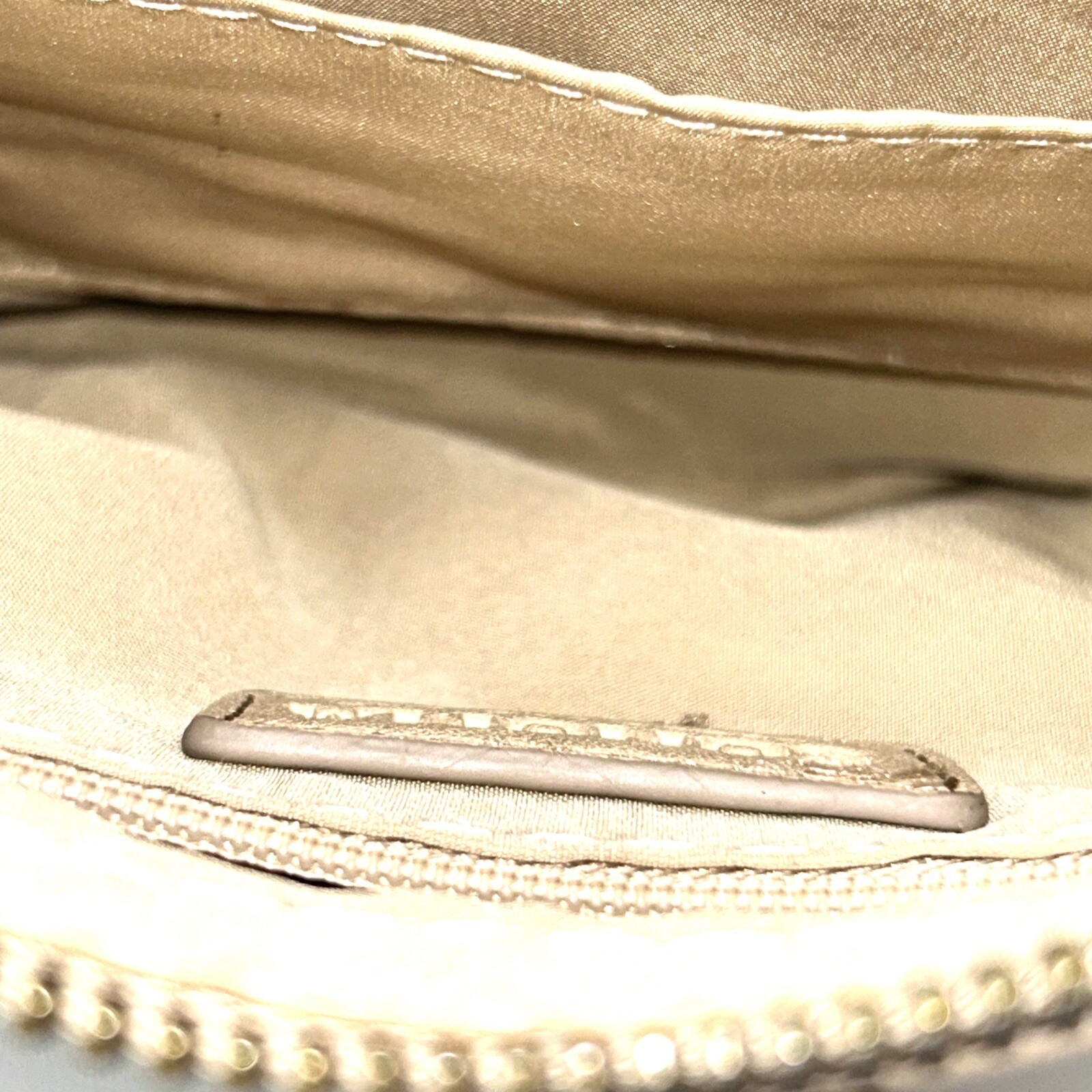 SONOMA Crossbody Women Small Leather Mailbag Purse Oat Color Adjustable Strap