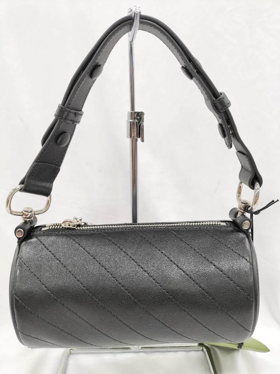 Gucci Blondie Handbag Shoulder Bag Leather Black H10xW18.5cm 760170
