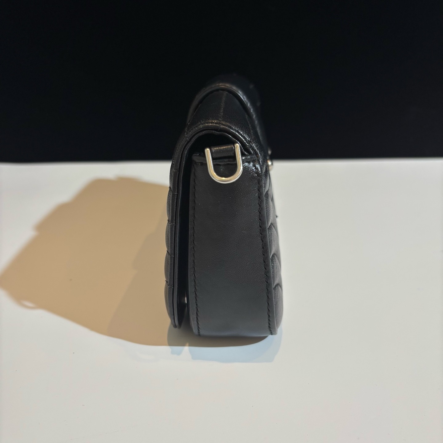 Prada Sidonie Mini Black Lambskin Leather Shoulder Crossbody Bag Duty Paid