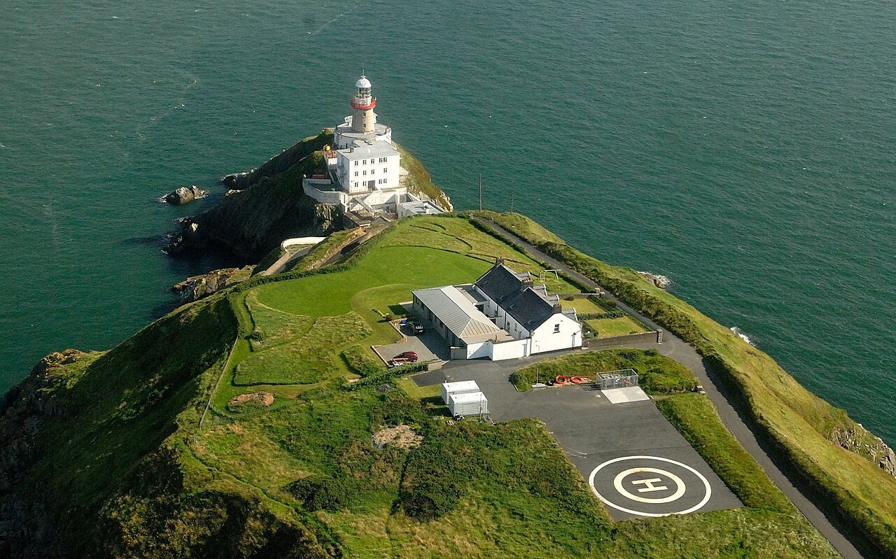 Baily Lighthouse Tote Bag Green Pouch Cabbage Charm Ireland Dublin Howth Island