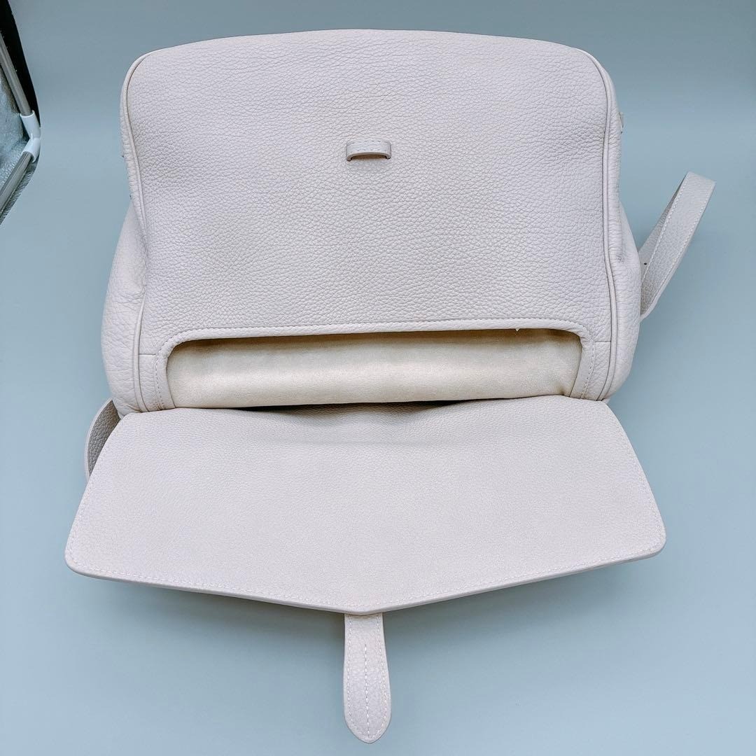 ACATE Wily Willy Shoulder Bag 2-way Beige Width 38cm Height 28cm Depth 28cm