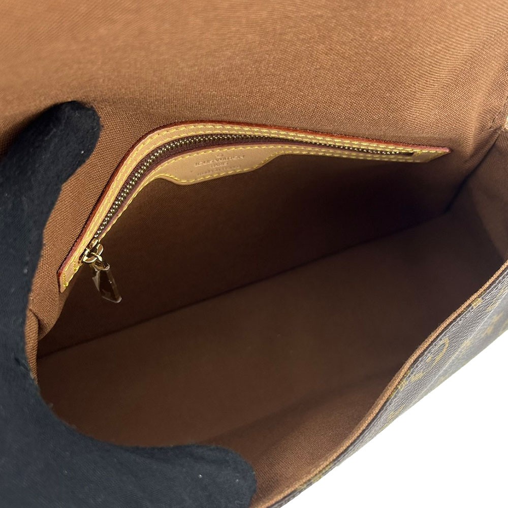 USED LOUIS VUITTON Shoulder Bag Mini looping M51147 Monogram/Nume leather Br…