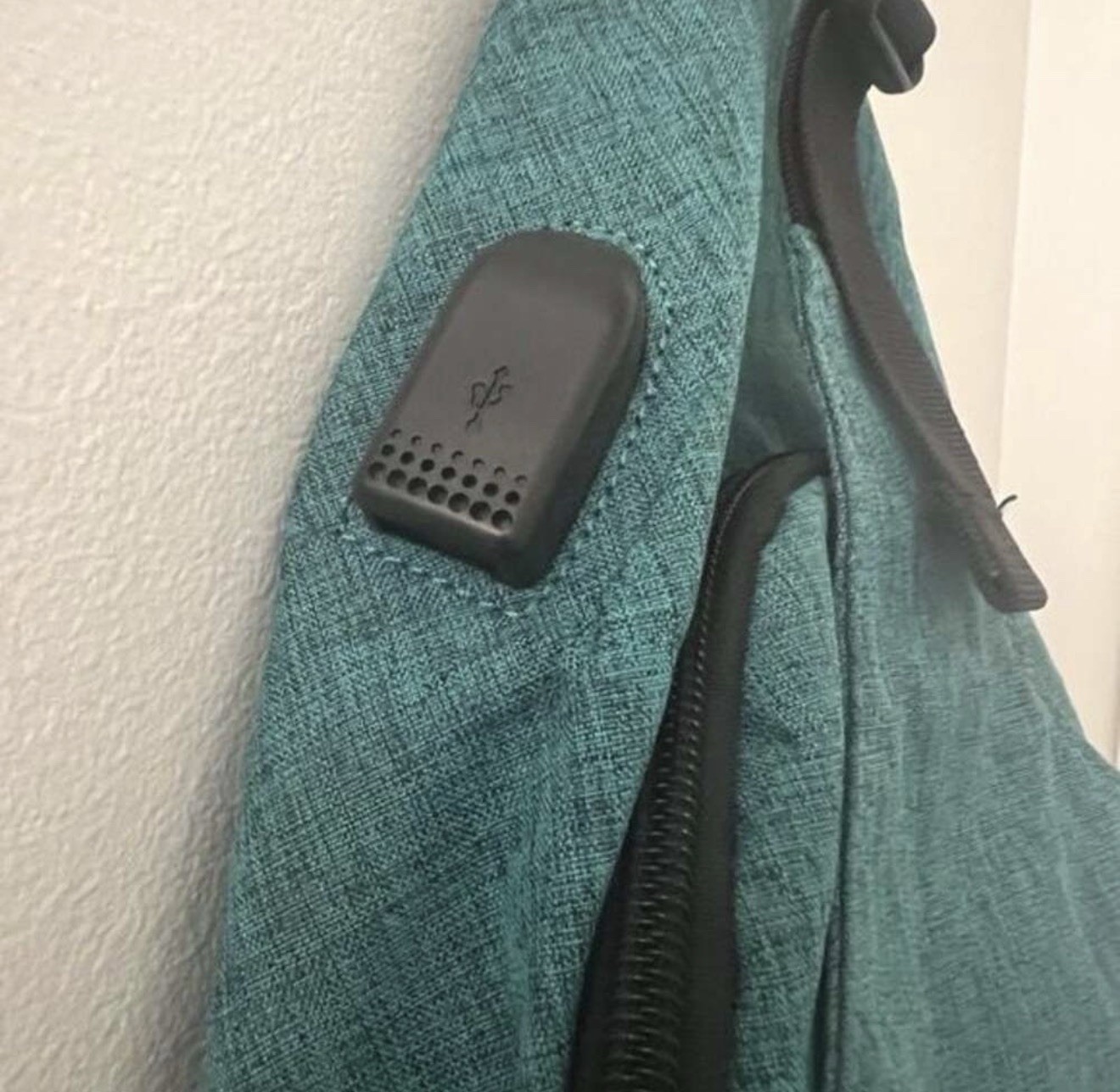 Lovevook Teal Sling Crossbody Backpack with USB Charging Port