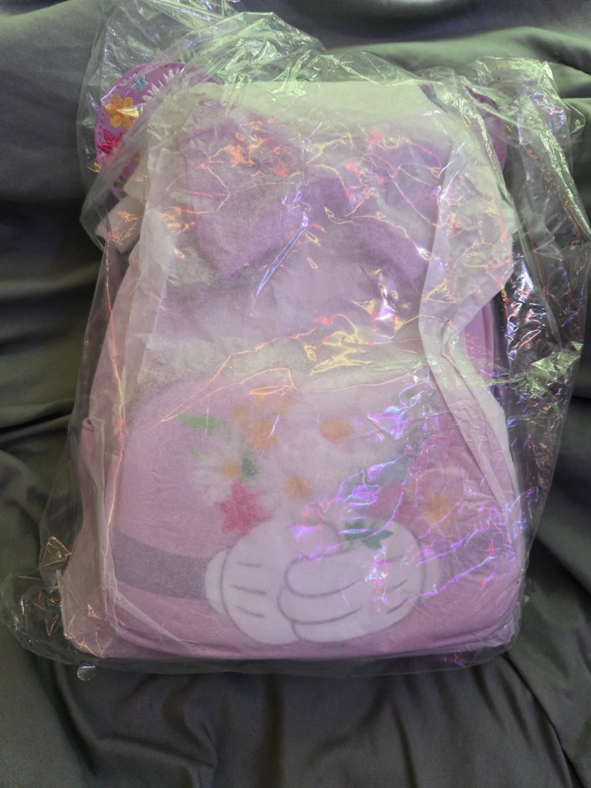 Loungefly Disney Minnie Mouse Holding Flowers Mini Backpack