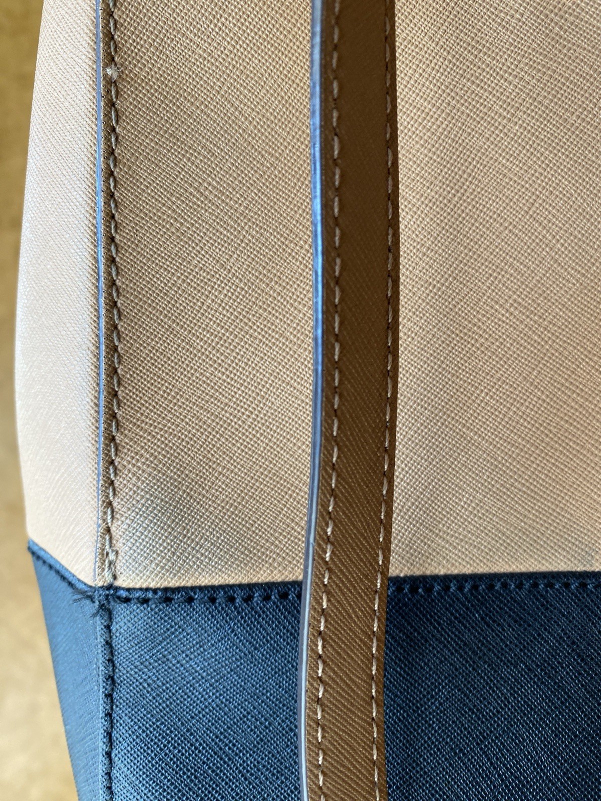Michael Kors Sutton Suntan and Black- Rare