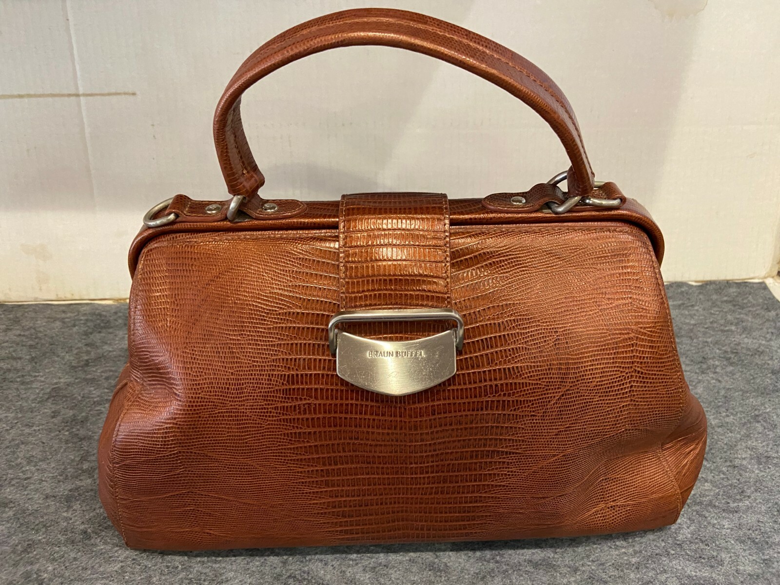 Vintage Braun Buffel Leather Doctor Traveller’s Leather Bag Large