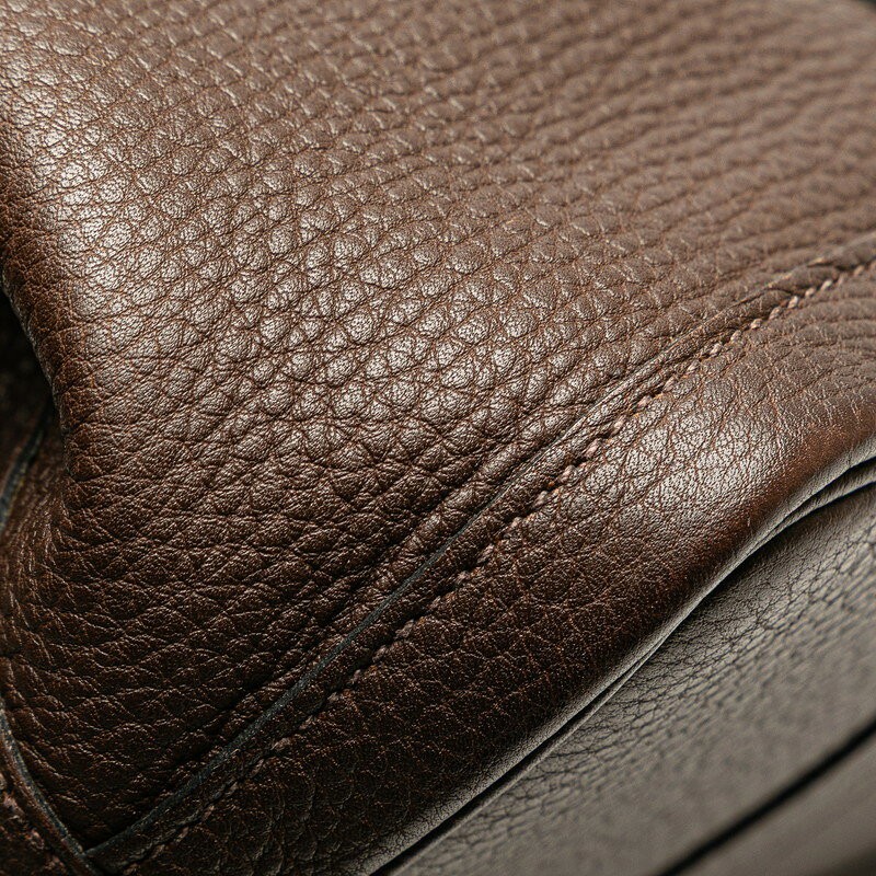 Hermes Garden Party TPM Bag Handbag Negonda Leather Chocolat Brown L Stamp 99
