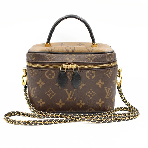 Louis Vuitton Vanity NV PM Monogram Reverse Canvas Brown M45165 #466