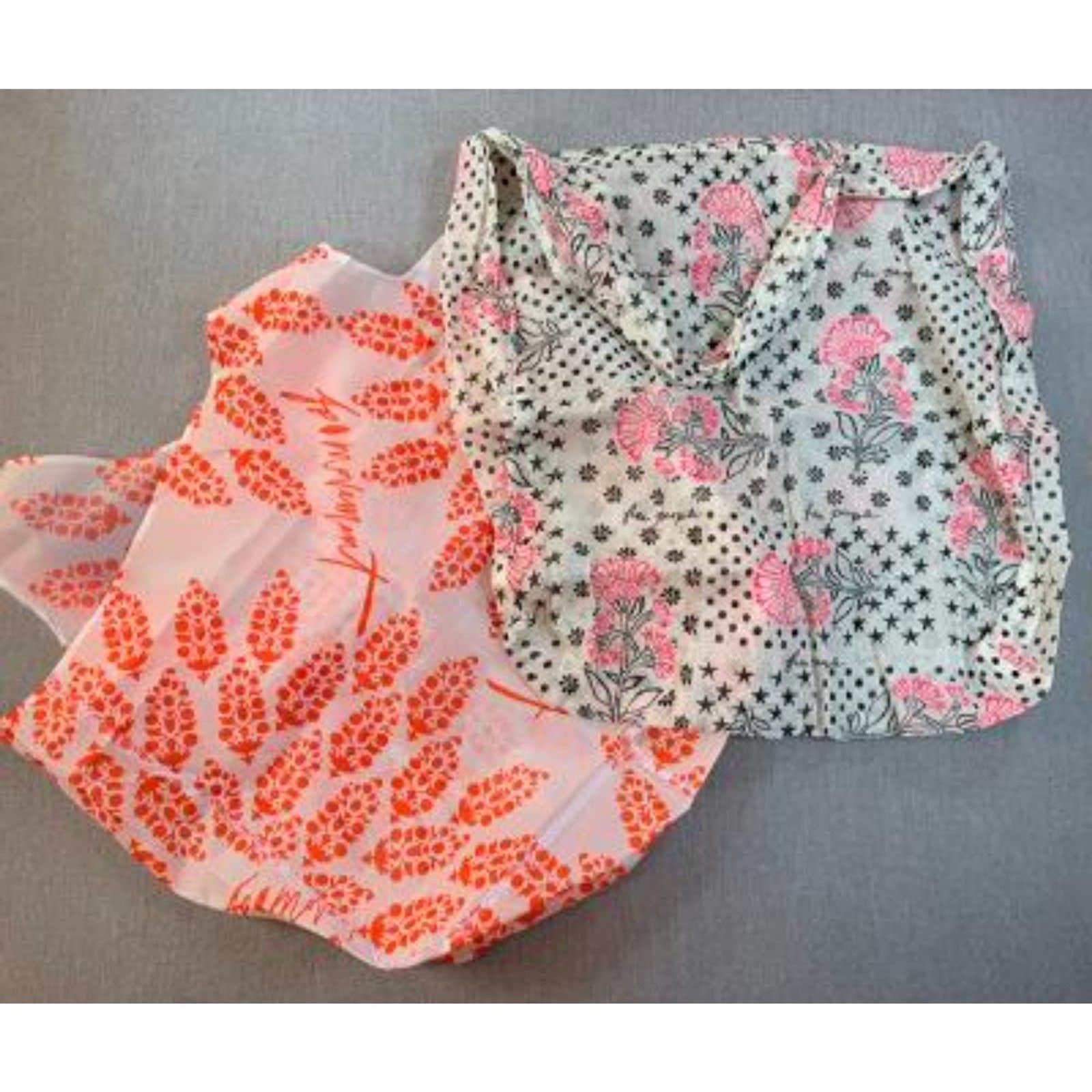 Free People Bag Bundle -Linen Boho Star Dot + Movement Floral Logo Reusable Tote