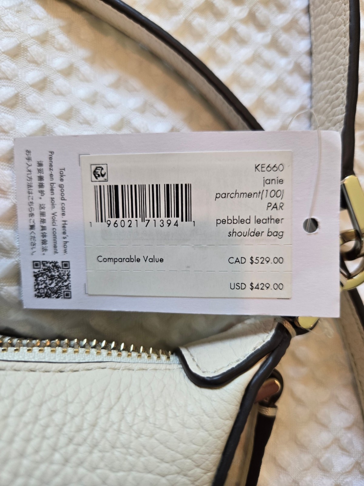NEW NWT KATE SPADE JANIE HOBO CROSS SHOULDER BAG BLACK PEBBLED LEATHER # KE660