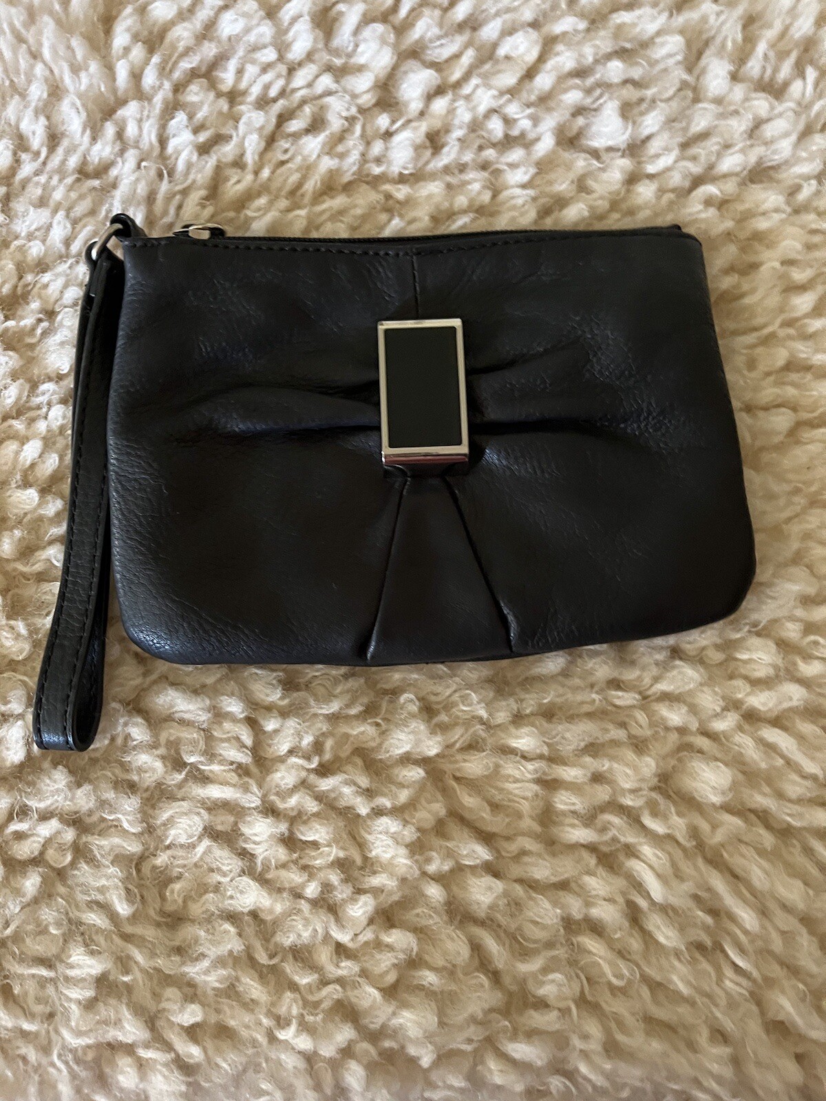 Audrey Brooke leather Wristlet