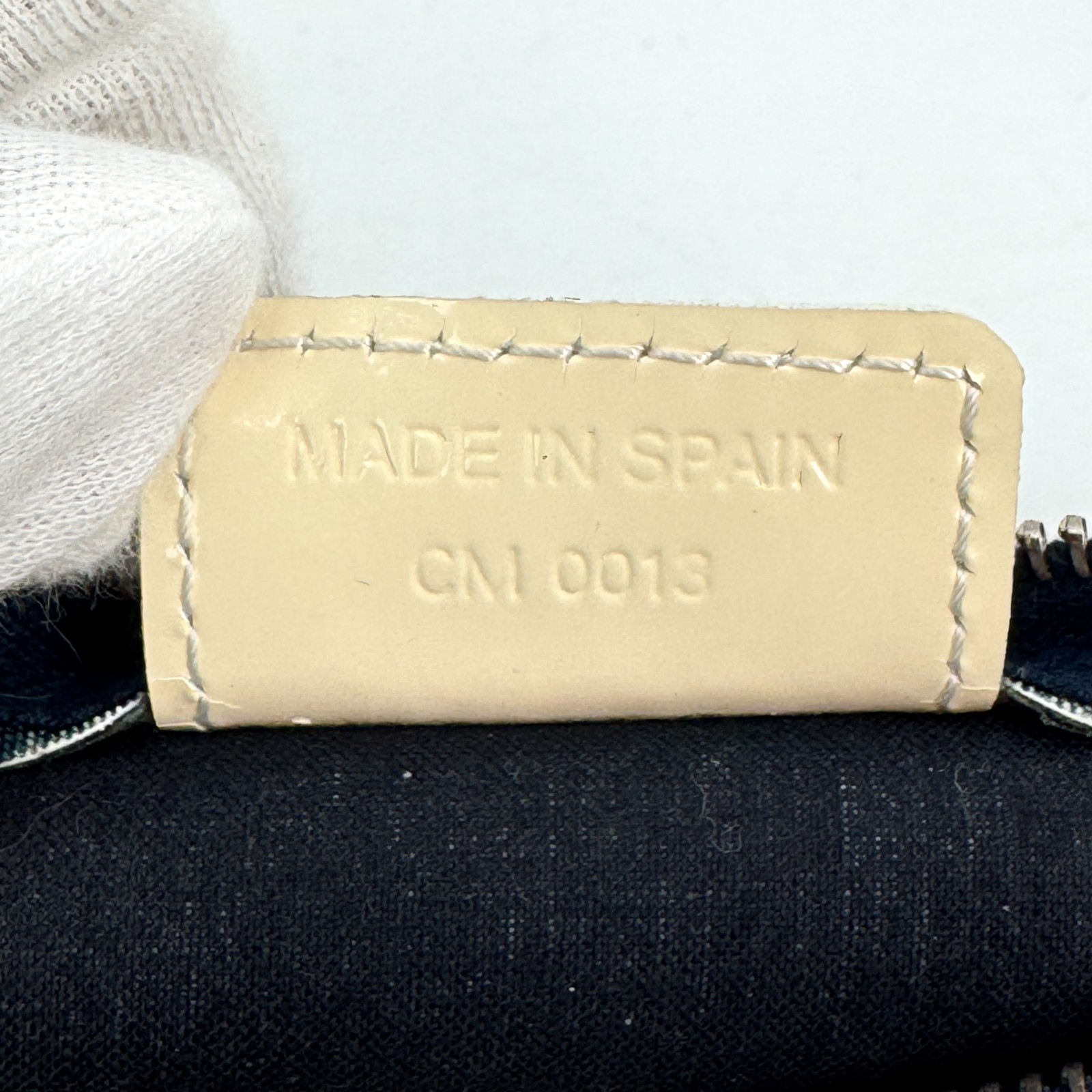 Dior trotter canvas pouch black From Japan Authentic