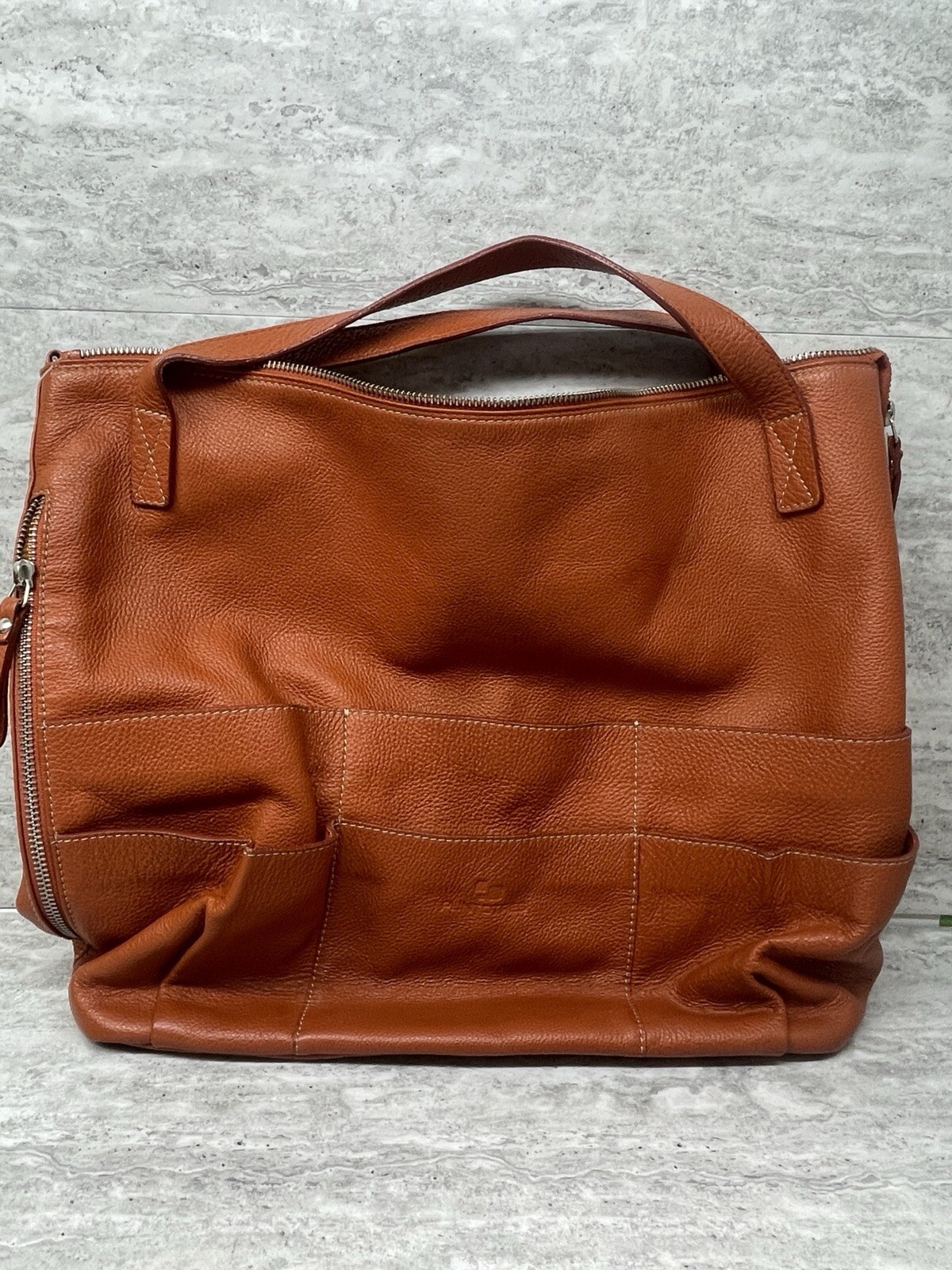 Puntotres Purse Hobo Leather Shoulder Made In SPAIN