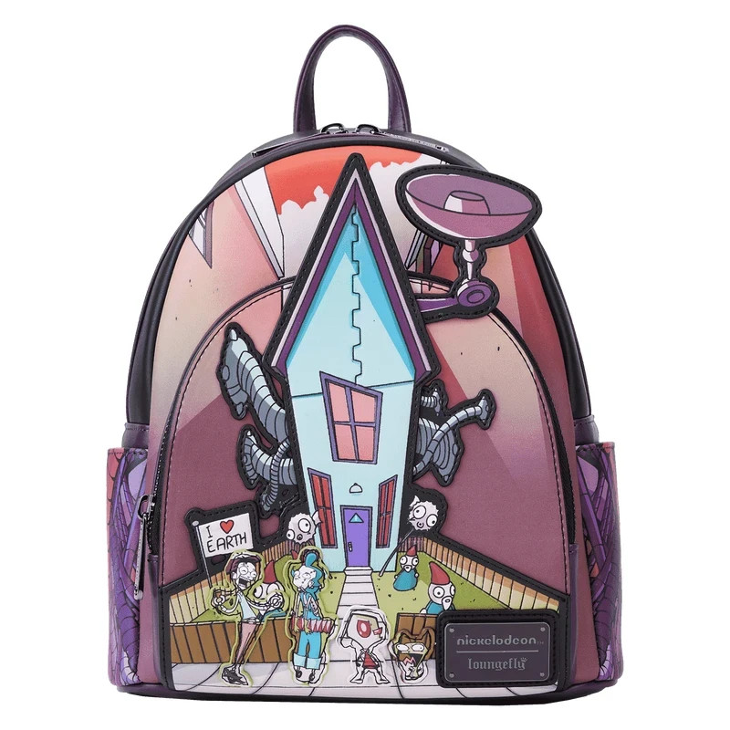 Loungefly Nickelodeon Invader Zim Secret Lair Mini Backpack