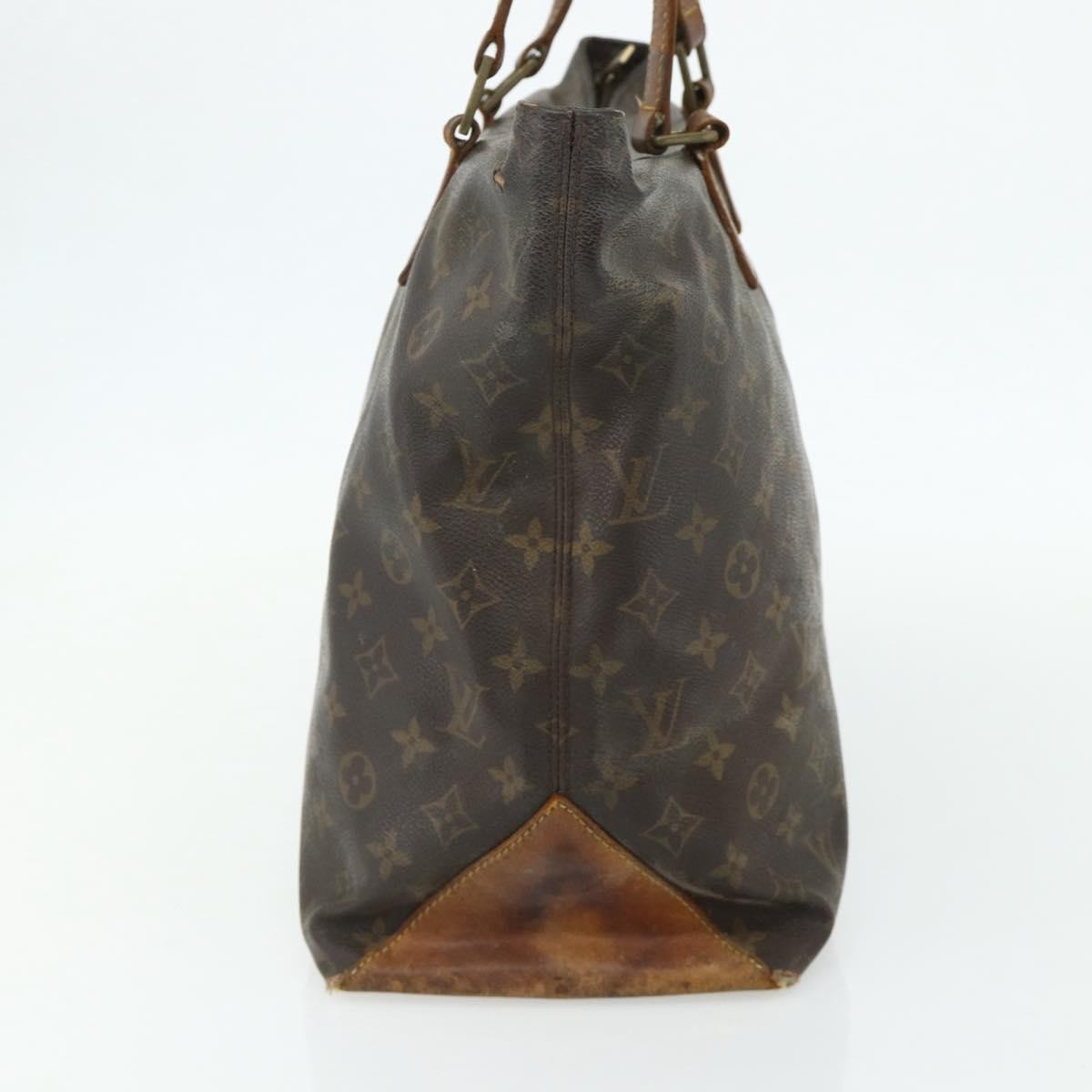 LOUIS VUITTON Monogram Cabas Mezzo Tote Bag M51151 LV Auth bs34720