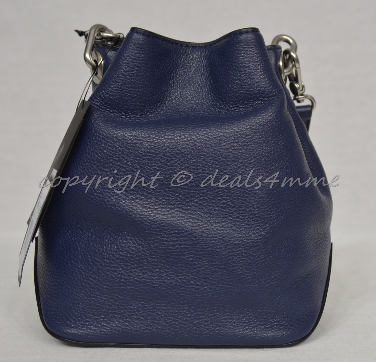 NWT MARC By Marc Jacobs M0007214 Small Drawstring Bag in Amalfi Coast-Dark Blue