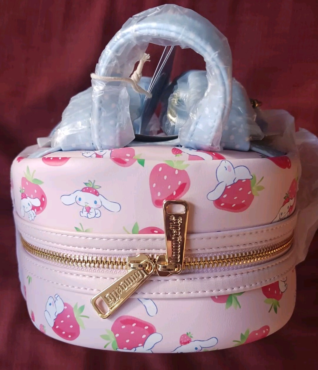MINI BACKPACK PURSE SCHOOL LOUNGEFLY SANRIO CINNAMOROLL STRAWBERRY EXCLUSIVE