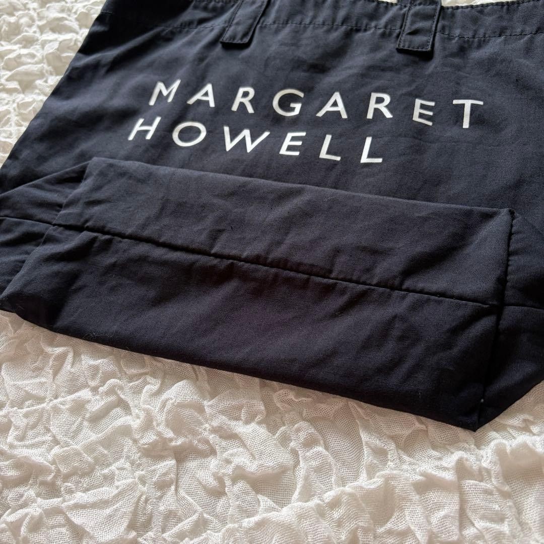 Margaret Howell Logo Tote Bag Black 2