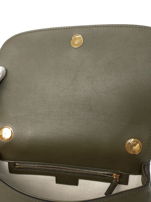 Gucci Blondie Medium Top Handle Bag 815714 Leather Ivory Shoulder Bag #TB2543