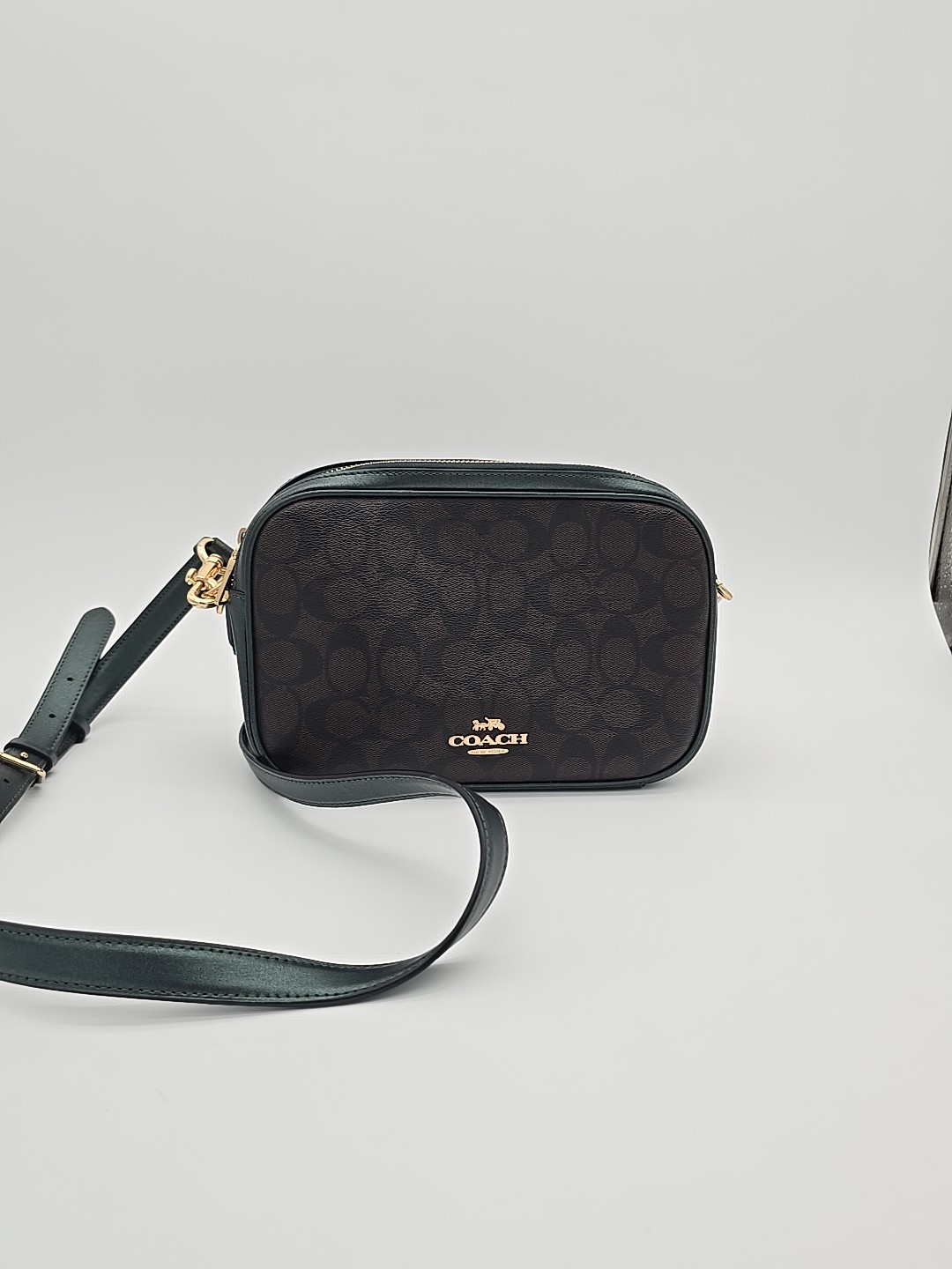COACH Jess Crossbody Shoulder Bag F68168 Brown and Black PVC and Leather Women’s