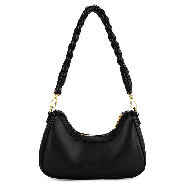 Wrangler Floral Print Braided Hobo Bag
