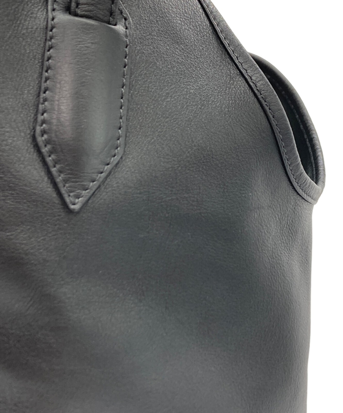 J&M DAVIDSON RAY BUCKET S Leather Black Handbag #TFB2947