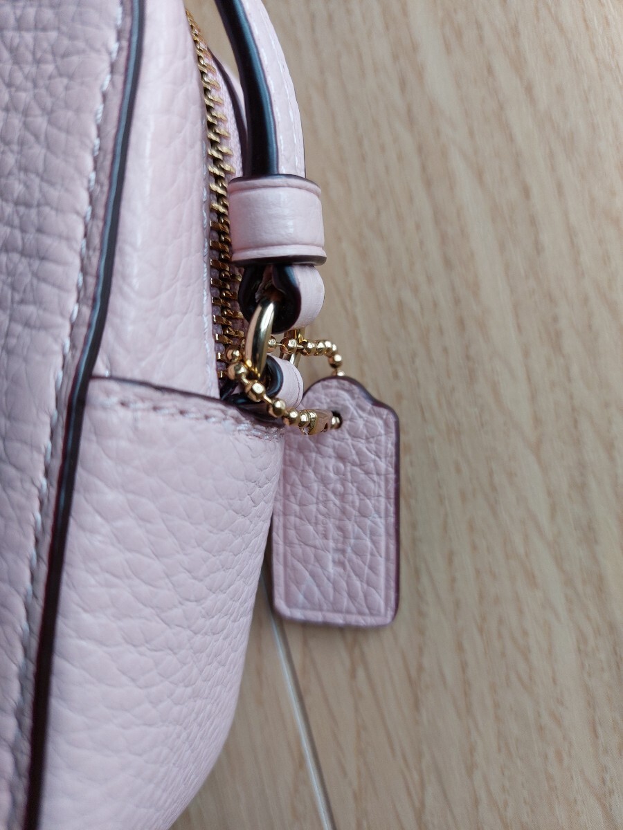 COACH Shoulder Bag Leather Mini Jamie Camera Bag True Pink