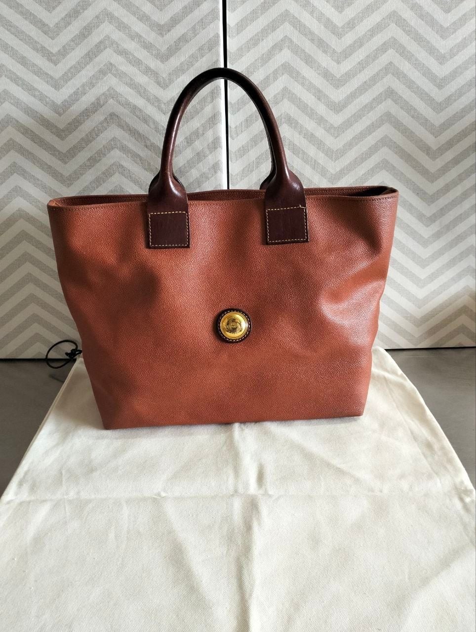 Vintage 90’s Brown Leather Nannini Bag