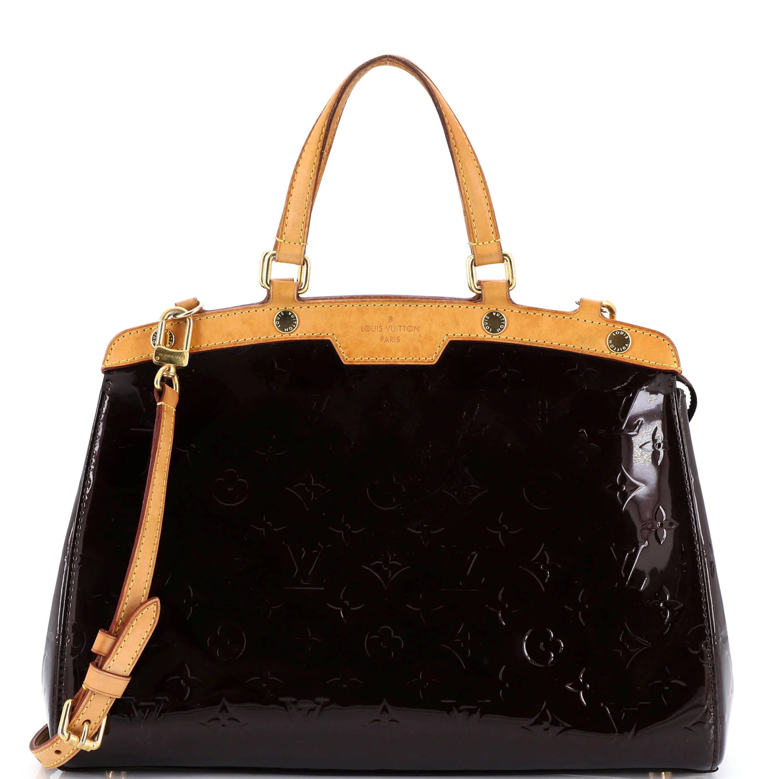 Louis Vuitton Brea Handbag Monogram Vernis MM