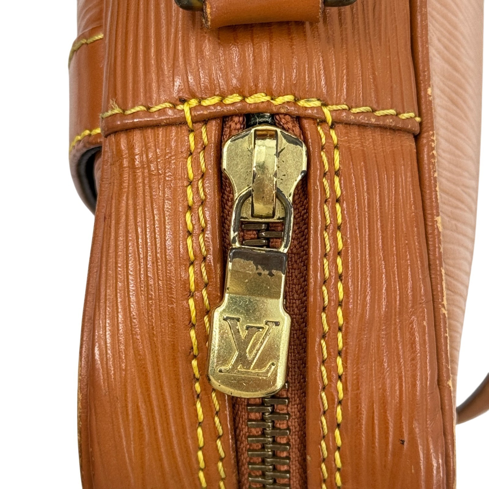 LOUIS VUITTON Danube PM Epi Leather Zipang Gold Shoulder Bag M52528