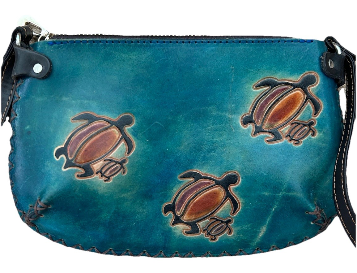 Edgest brand Boho sea turtle small womens shoulder purse environment