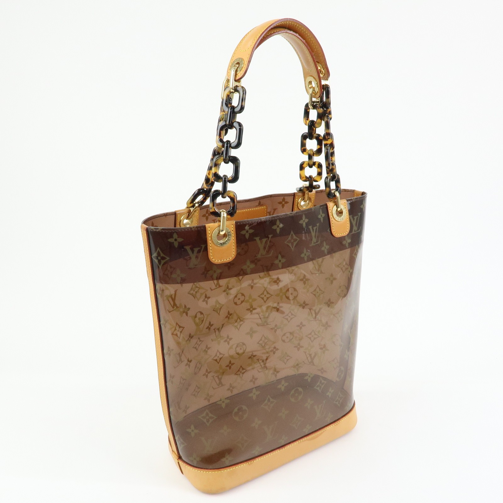 Louis Vuitton Cruise Line Monogram Cabas Ambre MM Tote Bag M92501 Auth Used F/S