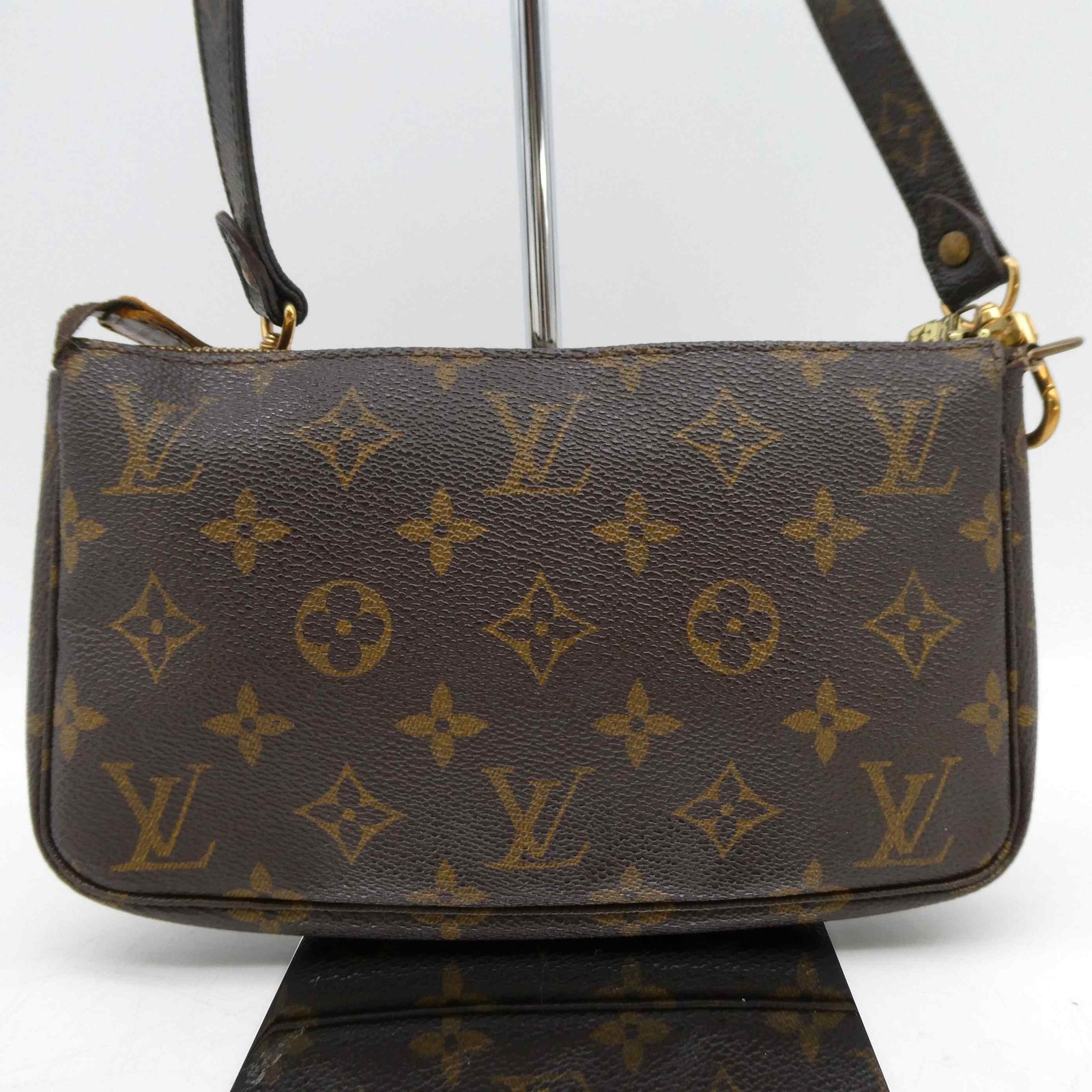 [Genuine Long Strap] Louis Vuitton Pochette Accessoires Bag M51980 Monogram 1065