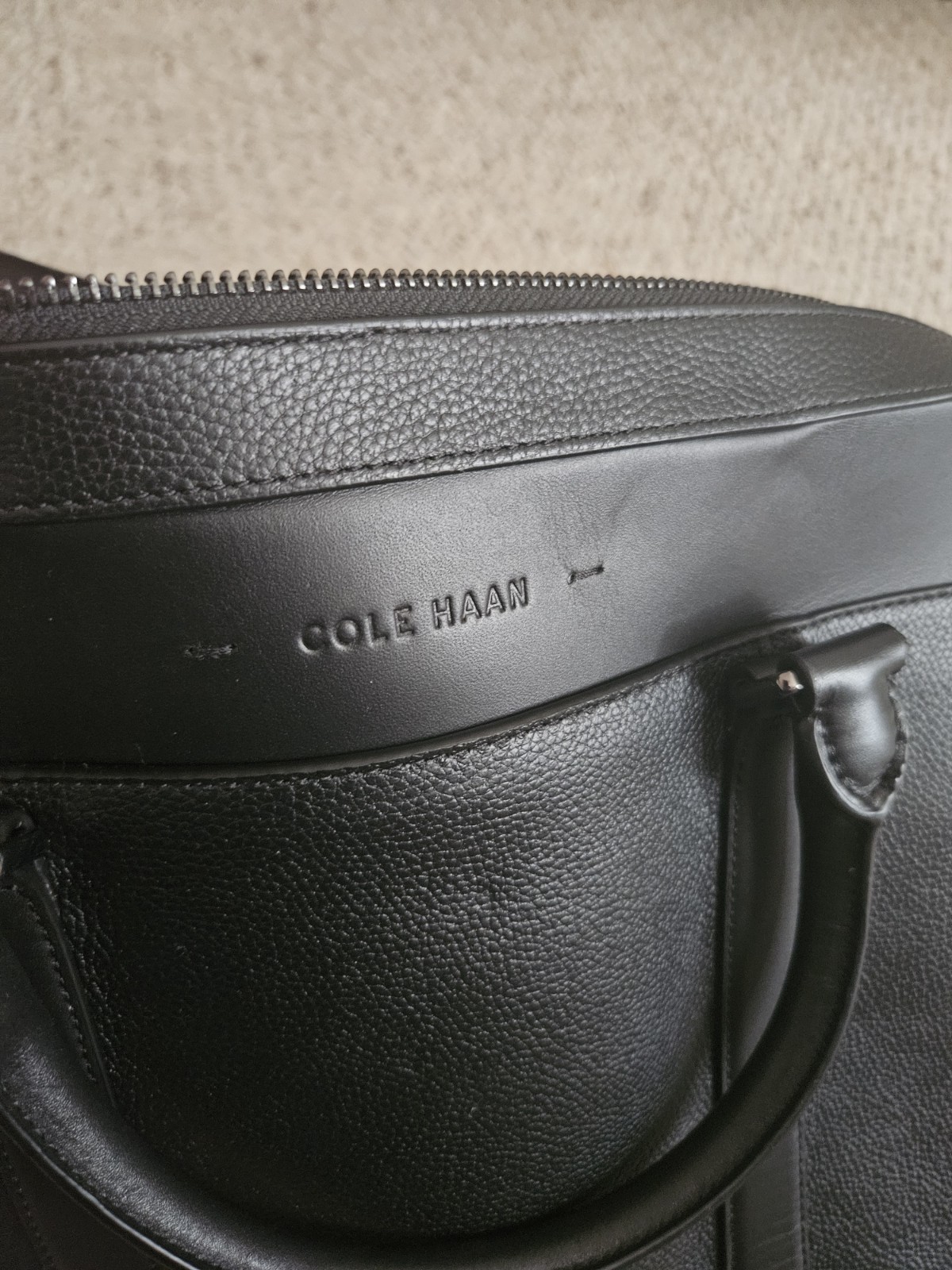 Cole Haan Everyday Tote/ Messengeer bag. Grand Series Leather – Black – – $278