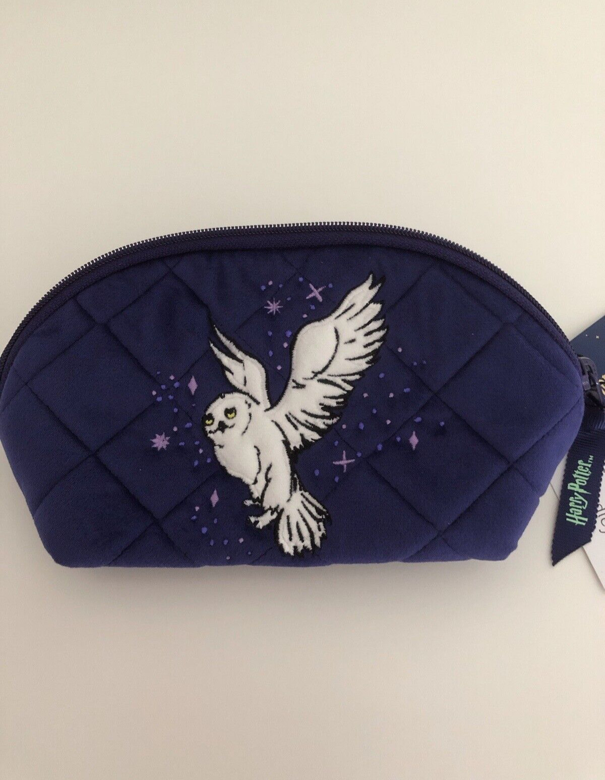 Vera Bradley Harry Potter Clamshell Cosmetic Velvet Forbidden Forest Hedwig Owl