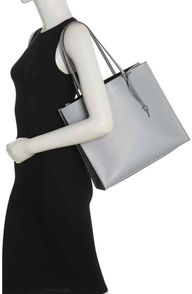 Marc Jacobs The Grind Leather Tote Bag ~NWOT~ Rock Grey