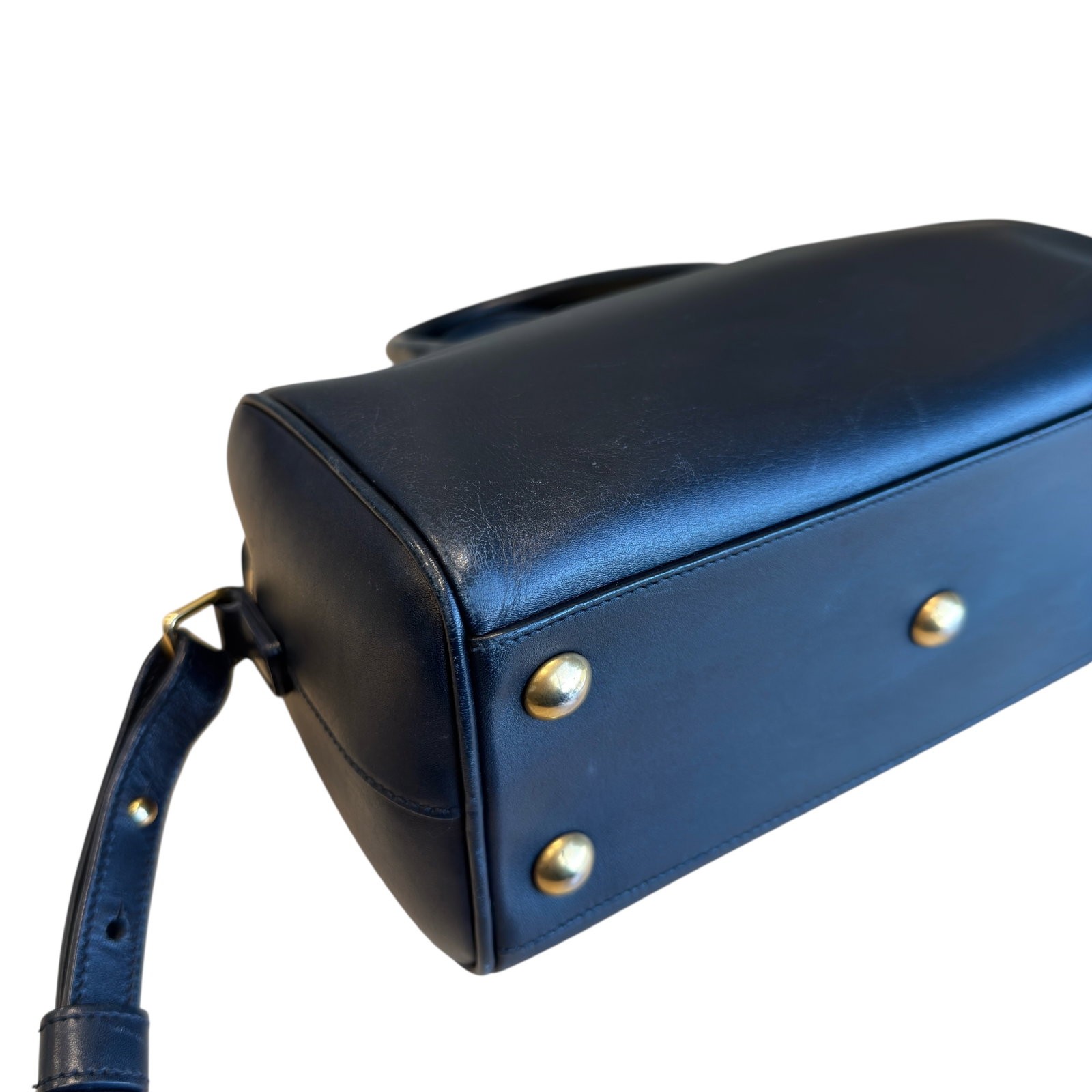 Yves Saint Laurent Duffle Bag Dark Blue Smooth Calfskin (la052126a0)