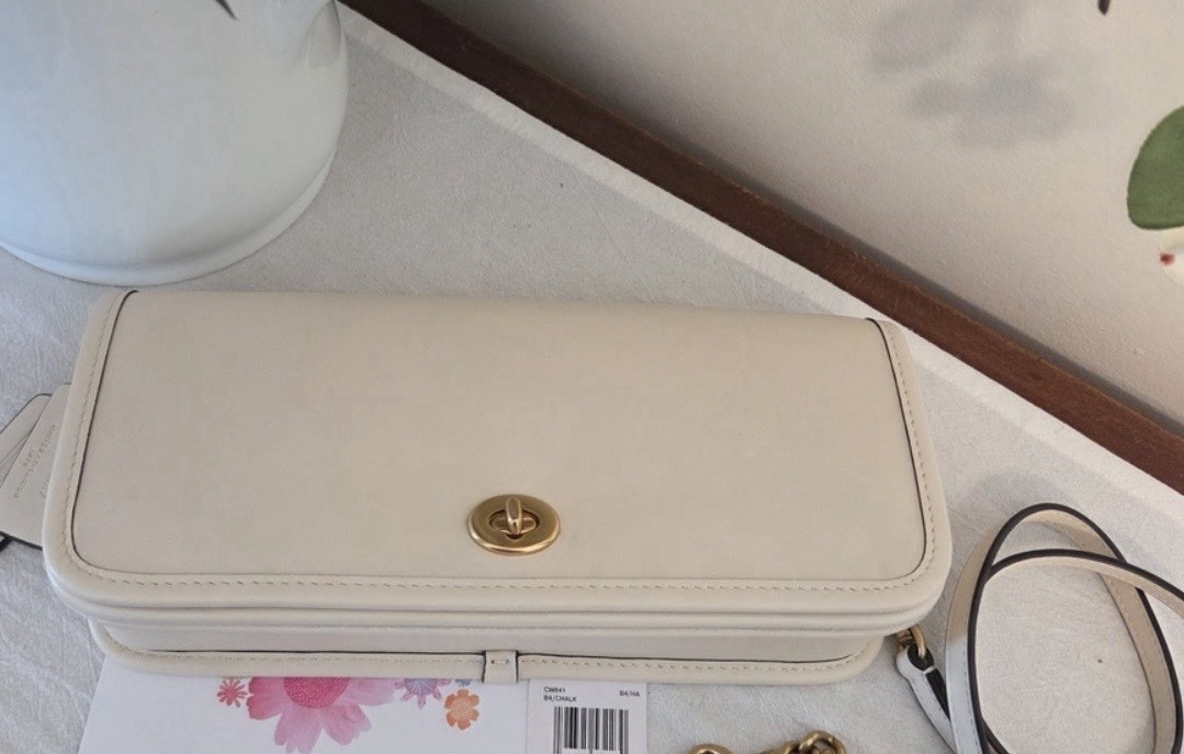 Coach Dinky Bag In Chalk NWT. Retails for $295