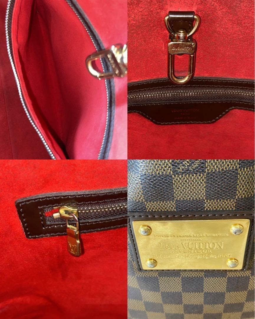 Authentic Louis Vuitton Damier Hampstead MM Shoulder Tote Bag N51204 from Japan