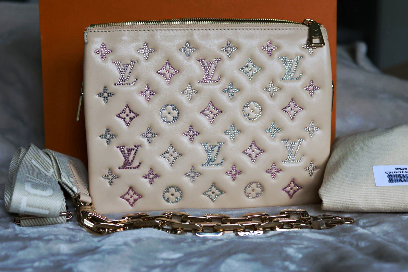 Louis Vuitton Coussin PM Nude Swarovski Limited Edition