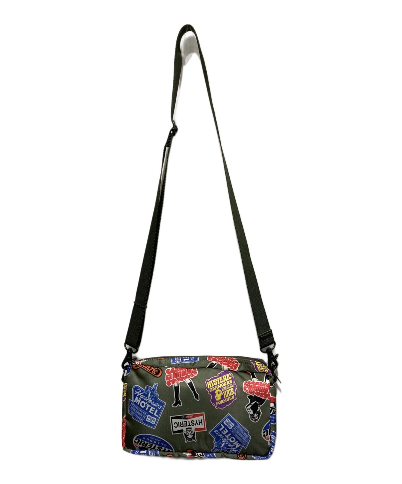 Hysteric Glamour×Porter Stickers Shoulder Bag Women Used Authentic