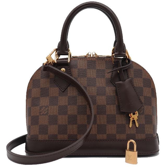 LOUIS VUITTON Bag: Alma BB N40606 Brown W23.5×H17.5×D11.5cm w/strap lock key;