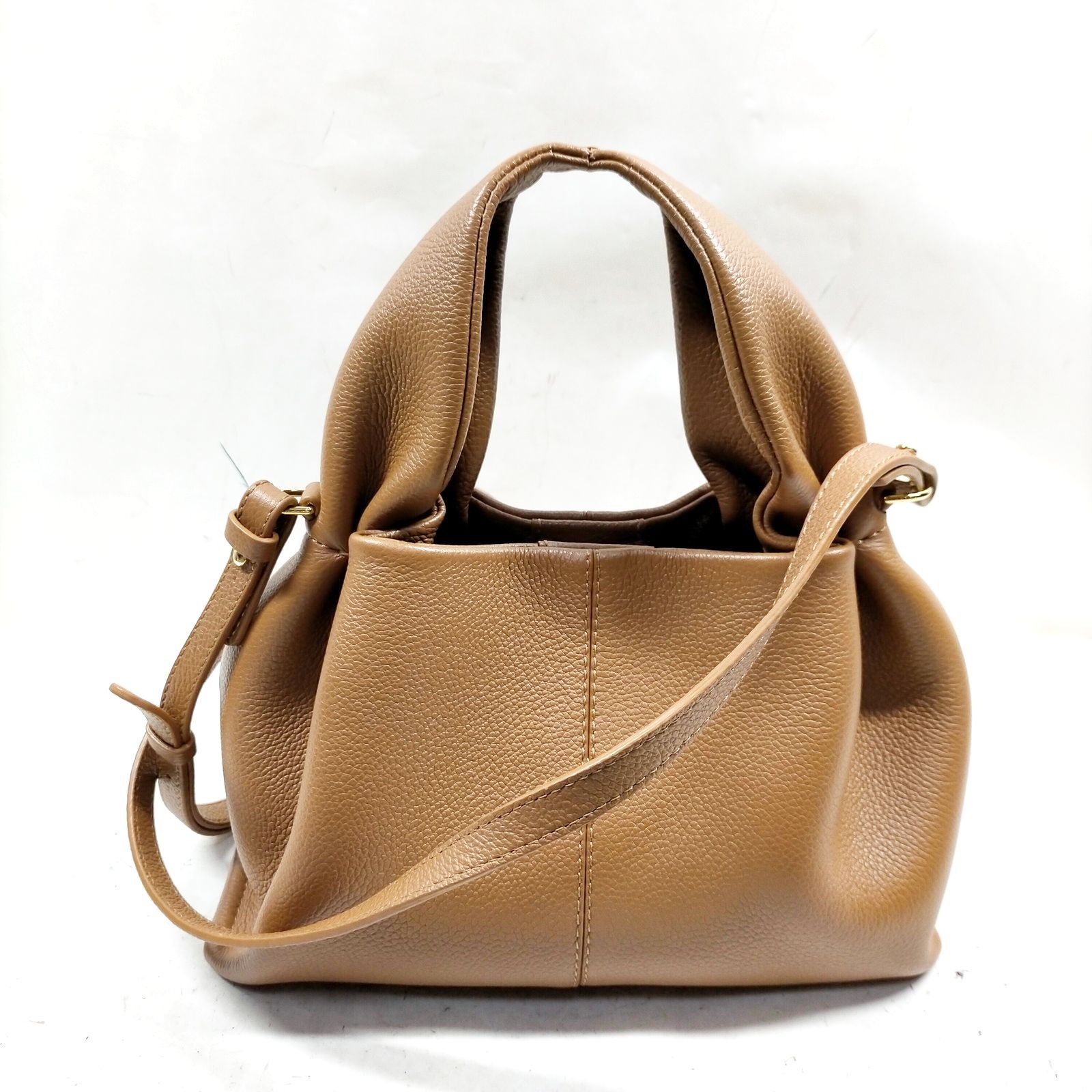 POLENE Hand Bag Brown Leather 3979876