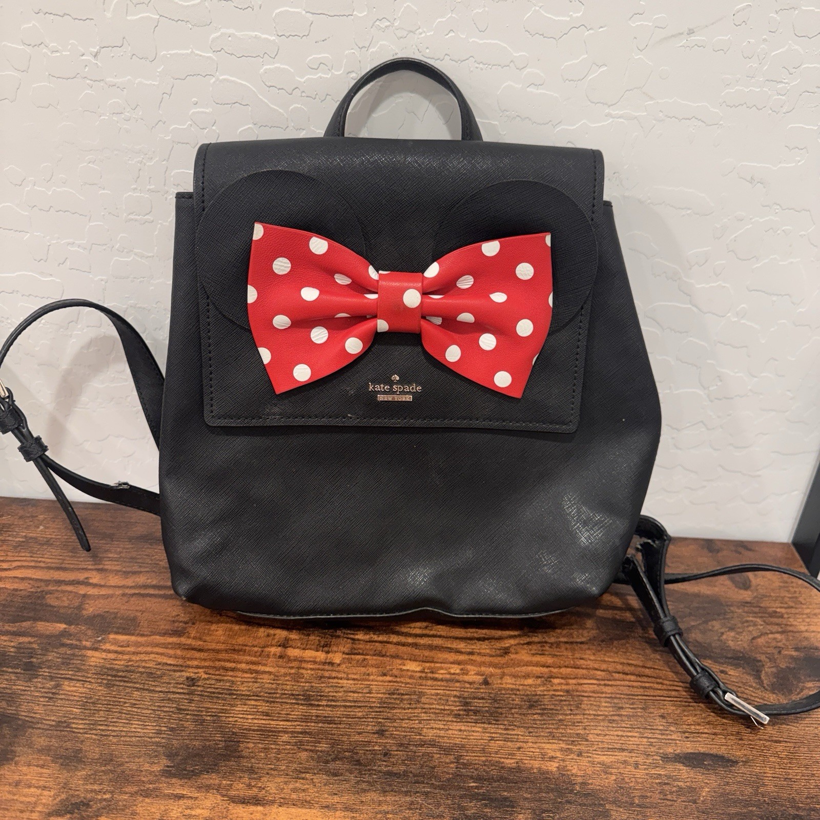 Kate Spade x Disney Minnie Mouse Neema Backpack Disney Red White Polka dots