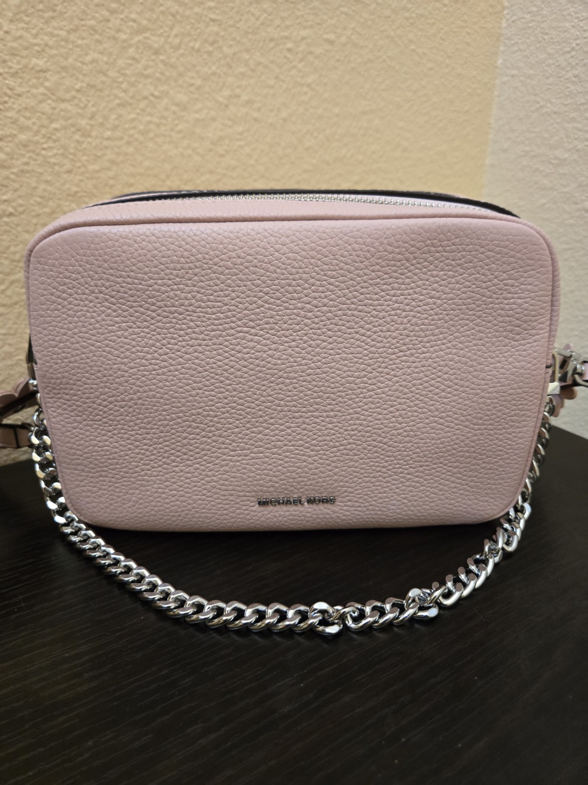 Michael Kors Bryant Medium Double Zip Floral Strap Camera Crossbody Bag