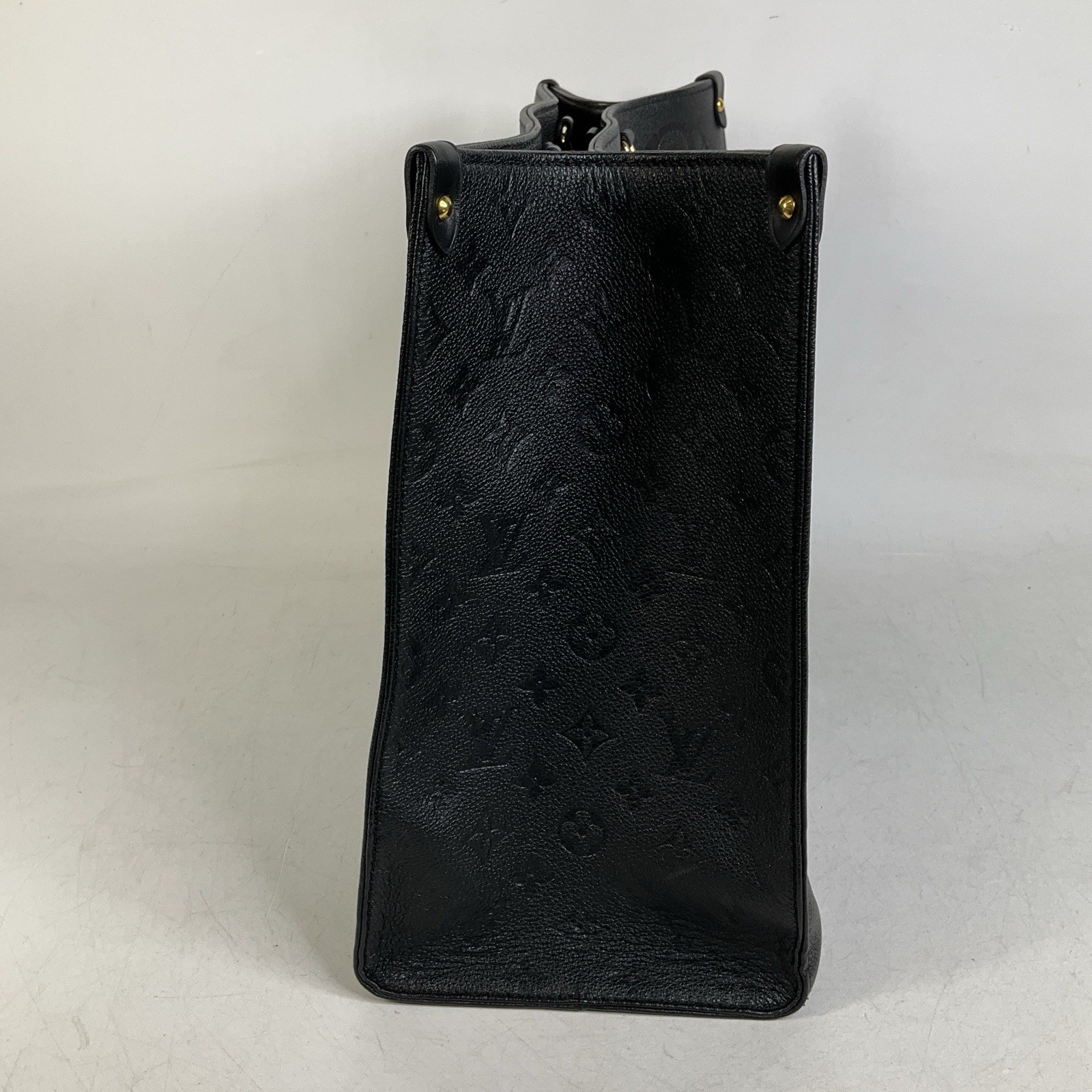 Louis Vuitton OnTheGo GM Monogram Empreinte Black Leather Shoulder Tote